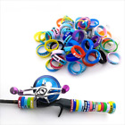 20Pcs Fishing Rod Handle Protective Case Lure Silica Gel Rod Clip O-Shaped Ring
