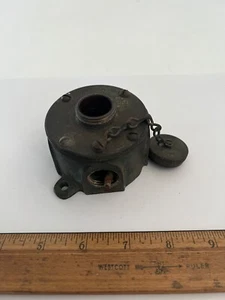 VINTAGE PAULUHN KATZE NR. 325 BRONZE MILITÄR MARINE STECKDOSENBOX - Bild 1 von 8