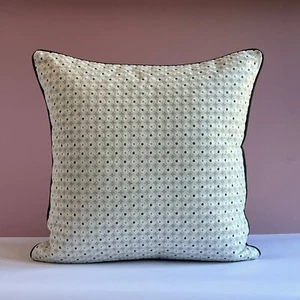 Designer fabric Fleur Throw Pillow Cover  22 x 22 NWT - Picture 1 of 5