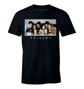 Friends - Serie de TV Batido Hombre Camiseta Negra (S-XL) Licencia Oficial - Imagen 1 de 1