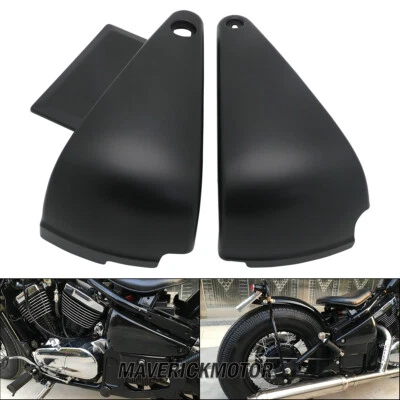 Cubierta lateral de batería de carenado negro para Kawasaki Vulcan 800 VN800 Classic 1995-2006 Foto 1 de 4
