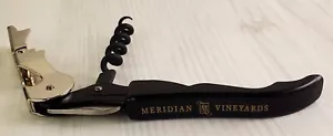 Sacacorchos vintage Meridian Vineyards vino abrebotellas/herramienta de barra - Imagen 1 de 5