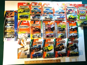 Packaged Matchbox Vehicles- 21 total. New in package. - Picture 1 of 12