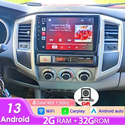 For Toyota Tacoma 2005-2015 Apple CarPlay Android 12.0 Car Stereo Radio WiFi GPS - Image 1 of 4