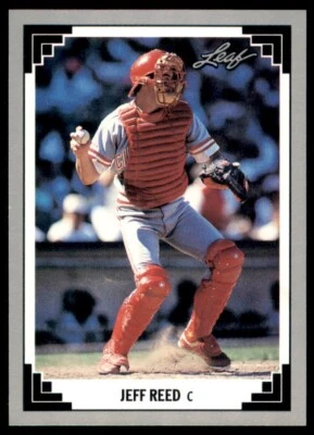 1991 Leaf #102 Jeff Reed - Image 1 of 2