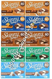 50 Assorted Skinny Whip Bars , Toffee, Double Choc, Mint, Coconut... - Picture 1 of 2