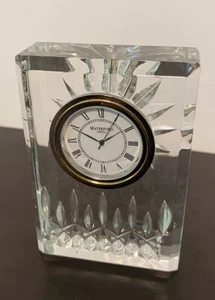 Waterford Lismore Kristall 4,25" große Uhr - Bild 1 von 3