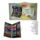 180 Piece Deluxe Art Set, Art Supplies in Wooden Box, Painting Drawing Art Kit w