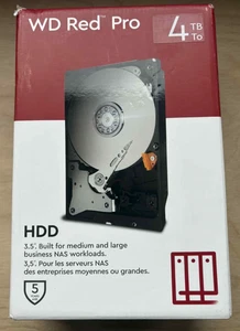 Western Digital 4TB WD Red Pro NAS Internal Hard Drive HDD 3.5" - WD4005FFBX - Picture 1 of 5