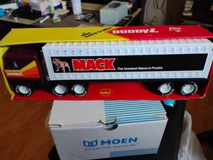Buddy L Corp. Metal Mack Semi Truck Tractor Trailer Bulldog In Box - Picture 1 of 12