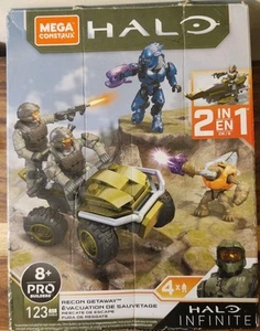 2020 Mega Construx Pro Builders HALO Recon Getaway Building Set *New- Open Box* - Picture 1 of 13