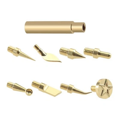 Soldering Iron Tips Heat Insertion Tips Kit Replaceable Soldering Welding8240 - Image 1 of 4