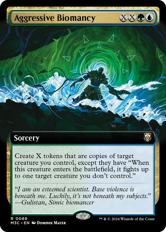 MTG Aggressive Biomancy Extended Art English M3C - Image 1 of 1