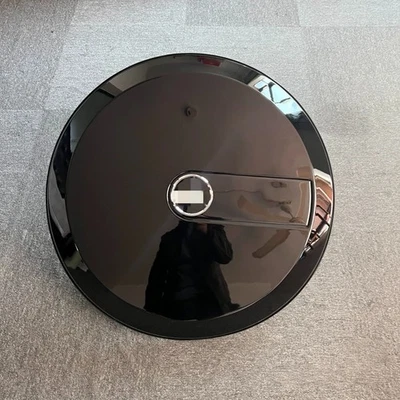 APTO PARA MERCEDES BENZ G WAGON W463 W464 CUBIERTA DE NEUMÁTICO DE REPUESTO NEGRO Y EMBLEMA PLATEADO Foto 1 de 4