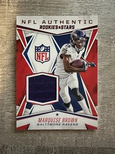2020 Rookies and Stars NFL Authentic Jerseys #27 Marquise Brown - Picture 1 of 2