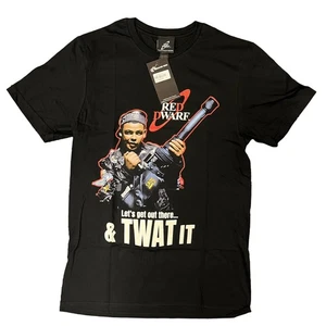 Red Dwarf T Shirts Twat It Dave Lister NEW & OFFICIAL - Picture 1 of 3