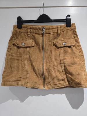 Bershka Mustard Size 10 Women's Short Skirt - Image 1 of 3