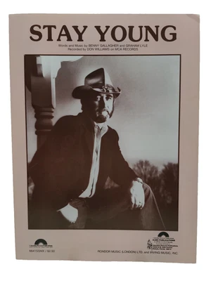 Guitarra Stay Young Don Williams Partituras Piano Años 80 Country F4AP Foto 1 de 2
