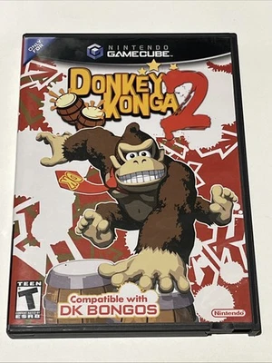 Donkey Konga 2 Nintendo Gamecube - Completo en caja original con manual Foto 1 de 4