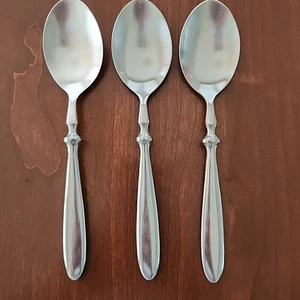 Hampton Bistro 7 5/8" Platz Oval Suppenlöffel Edelstahl 3 Stück HSVBIS - Bild 1 von 12