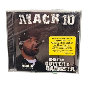 Mack 10 Ghetto, Gutter & Gangsta CD With Hype Sticker 2003 Brand New Sealed - Picture 1 of 6