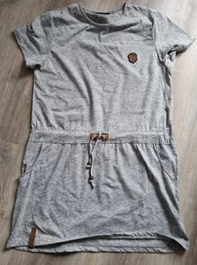 Minikleid,grau,38/40 tragbar,tunnelzug - Bild 1 von 4