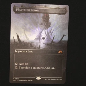 Torre Phyrexian (sin fronteras) LÁMINA MTG Modern Horizons 3 Mythic 355 casi nueva - Imagen 1 de 6