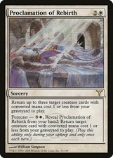 Mtg-proclamation of rebirth/proclamation of revival | dissension [eng] nm