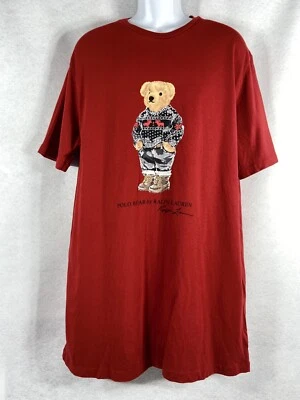 Polo Ralph Lauren футболка мужская LT красный поло медведь коротким рукавом эластичной - Изображение 1 из 4