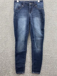 Maurices Womens Jeggings Size XS-R Blue Denim Dark Wash Stretch Skinny Jeans - Picture 1 of 8