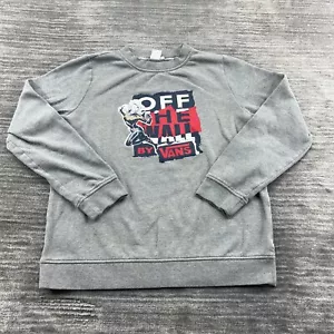 Vans Sweatshirt Size XL Youth Off The Wall Captain Marvel Gray - Picture 1 of 7