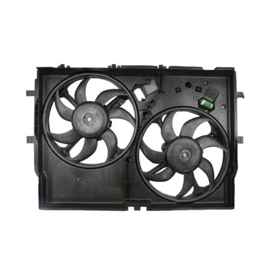 NEW DUAL RADIATOR AND CONDENSER FAN FITS RAM PROMASTER 1500 2014-2017 68188994AA - Image 1 of 2