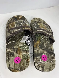 Realtree  ~ Camouflage Slip-On Slide Shoes/Slippers Men's L 11/12🍂New With Tags - Picture 1 of 6