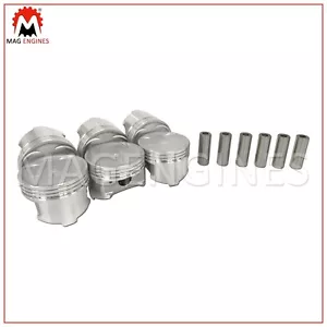 PISTON & RING SET MITSUBISHI 6G72-T FOR 3000GT DODGE STEALTH 3.0 LTR - Picture 1 of 6