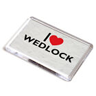 FRIDGE MAGNET - I Love Wedlock - Novelty Gift