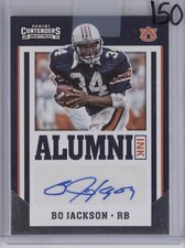 BO JACKSON 2017 PANINI CONTENDERS DRAFT PICKS #4 ALUMNI INK AUTO
