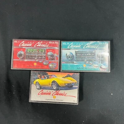 Cruisin Classics Lot of 3 Cassettes Shell Gas Promo Volumes 1, 3 and 5 - Image 1 of 4