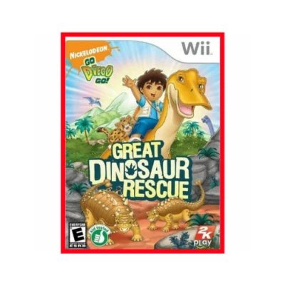 Go Diego Go Great Dinosaur Rescue Nintendo Wii PAL Complete Wii U Compatible - Image 1 of 4