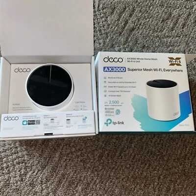 TP-Link Deco X55 Deco AX3000 WiFi 6 Mesh System DECOX55. 1 Pack - Image 1 of 4