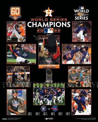 Houston Astros 2022 World Series Championship Picture Plaque Cover