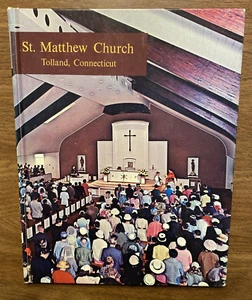 St. Matthew Church Tolland Connecticut CT 1966 History Book Religious R17 - Imagen 1 de 16