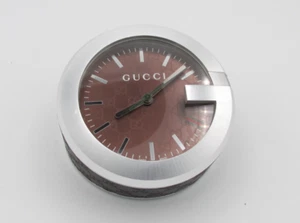 Gucci 210 Tisch Quarzuhr läuft hält die Zeit Versand mit neuer Batterie 4 Zoll - Bild 1 von 7