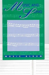 05 PIECES MAXI MUSIC NOTEBOOK, MUSIC AND SONG, MUSIC ALBUM PENTAGRAM - Picture 1 of 1