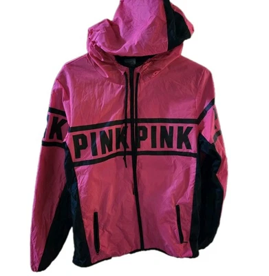 Chaqueta cortavientos rosa forrada de lana Victoria's Secret talla XS - S Foto 1 de 4
