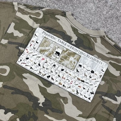 Camiseta Columbia Para Hombre XXL Camuflada Caza Tabla Periódica Manga Larga 2XL Foto 1 de 4