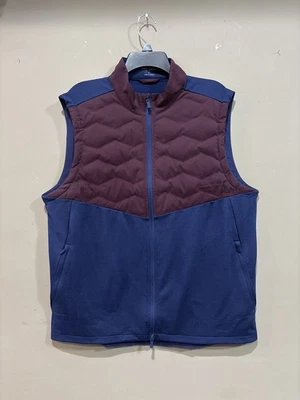 Holderness & Bourne Morris Vest Men’s Large Navy & Dark Claret Quilted  - Image 1 of 4