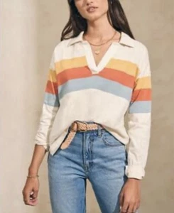 Faherty Sunwashed Organic Cotton Slub Long Sleeve Tee Shirt SZ XS - Picture 1 of 10