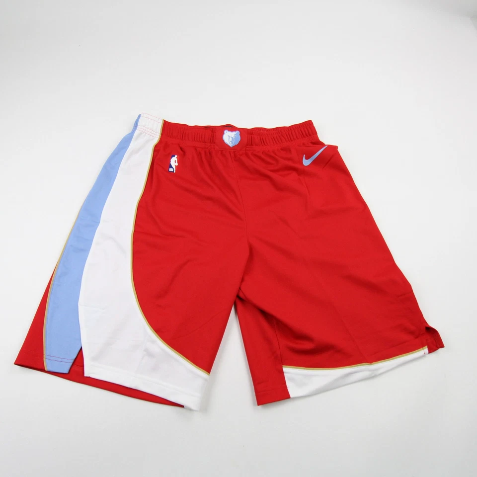 Memphis Grizzlies Nike NBA Authentics Game Shorts Men's Red/White New - Image 1 of 1