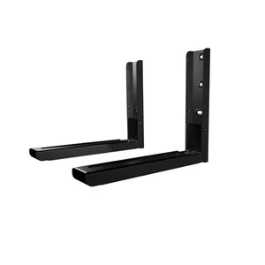 AVF Universal Wall-Mounted Microwave Bracket Black Save Space 99lbs Capacity - Picture 1 of 3
