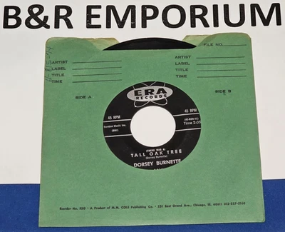 Dorsey Burnette - Tall Oak Tree/Juarez Town (1960 Era) - 7" 45-RPM Vinyl Single Foto 1 de 4